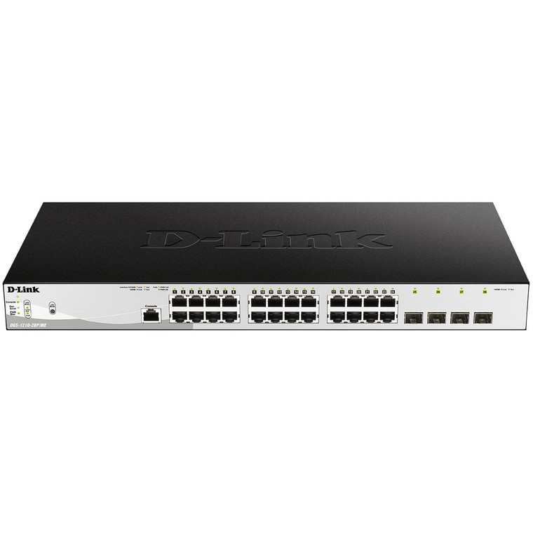 D-Link DGS-1210-28P/ME/E 28-Port Layer2 PoE GBit Smart Managed