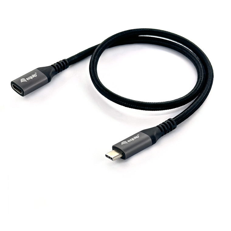 Equip Kabel USB-C 3.2 - C Verl. St/Bu 0.50m 5A 4K/60Hz sw