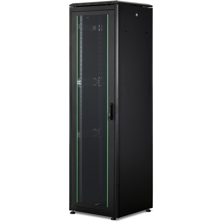 DIGITUS Netzwerkschrank Unique 42HE 2053x600x600mm schwarz (Speditionsversand)