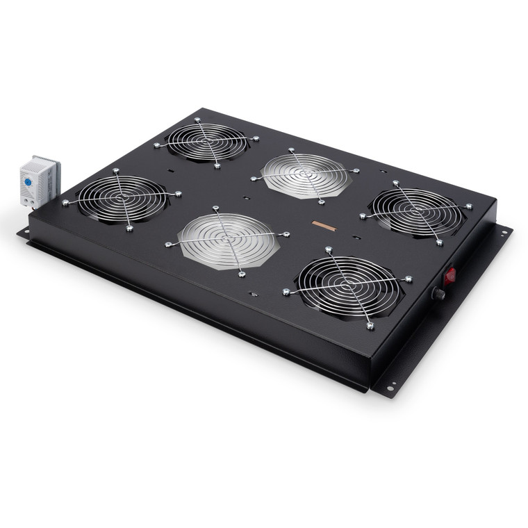 DIGITUS Dachlüftereinheit Unique 4 Lüfter schw.