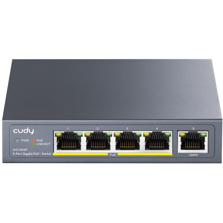 5P Cudy GS1005P PoE+