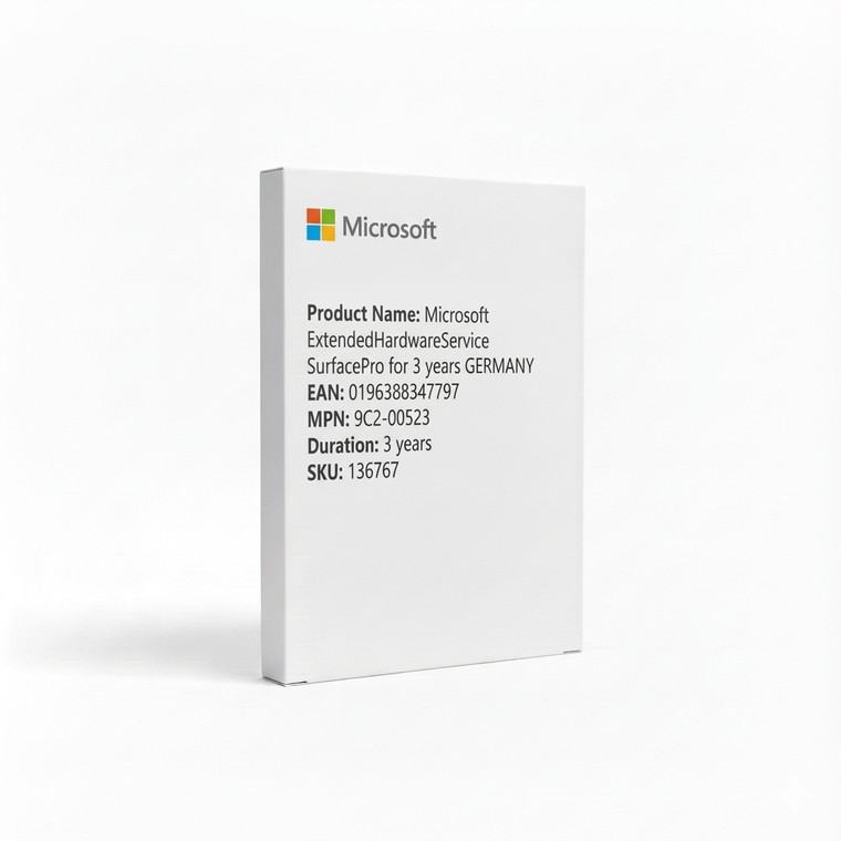 Microsoft ExtendedHardwareService SurfacePro for 3 years GERMANY