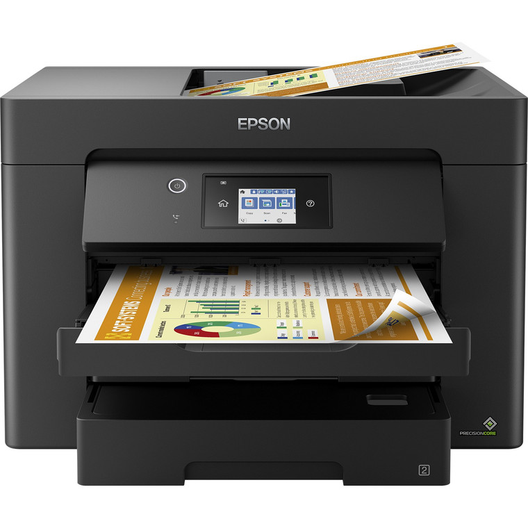 T Epson WorkForce WF-7830DTWF Tinte-Multifunktionsdrucker 4in1 A4/A3 LAN WLAN WiFi Duplex ADF