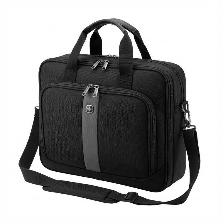 Wenger Legacy Double-Gusset BC Notebook Tasche 16" Zoll schwarz