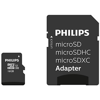 CARD Philips MicroSDHC Card 32GB Class 10 UHS-I U1 incl. Adapter