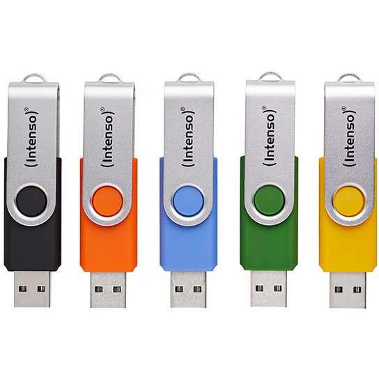 STICK Intenso Office Line 256GB USB Stick 3.2 Multipack x5 bunt