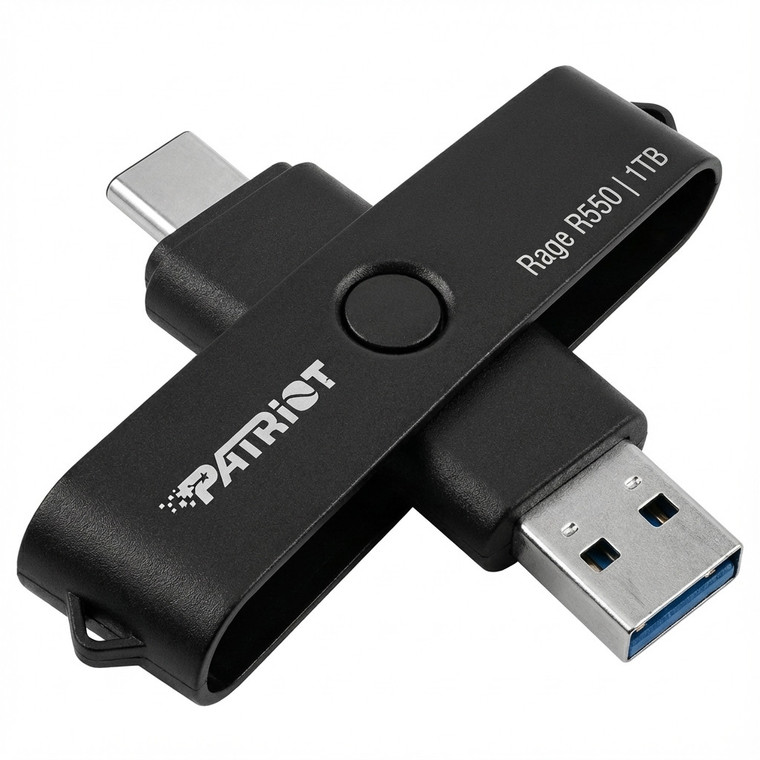STICK Patriot Rage R550 1TB (schwarz, USB-A und USB-C 3.2 Gen 1)