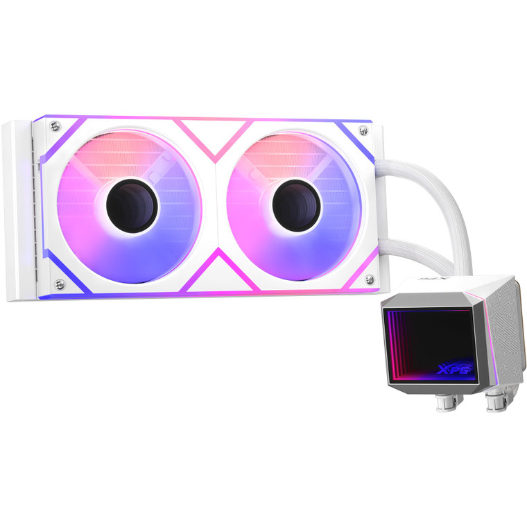 K COOLER XPG Levante II 240 AIO Wasserkühlung 240mm weiß ARGB