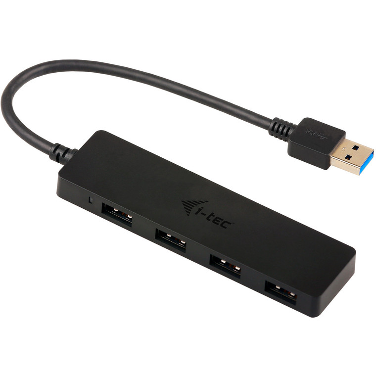 USB3.0 HUB 4Port SuperSpeed passiv i-Tec Black