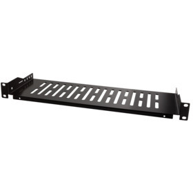 Fachboden 19" 1HE LogiLink, max. 5 KG, d150mm, black
