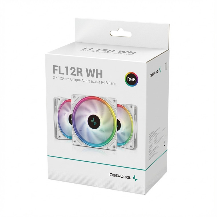 DeepCool FL12R SE WH Pack 120mm ARGB PWM Lüfter