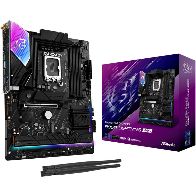 ASRock B860 Lightning WiFi 1851 ATX HDMI/DP/USB-C DDR5