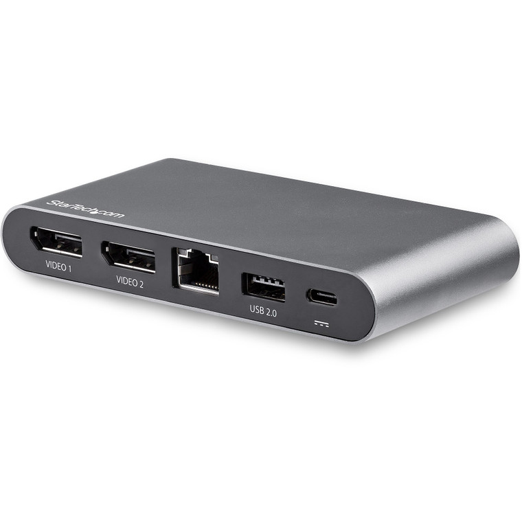 D StarTech USB-C MULTIPORT ADAPTER 2XDP