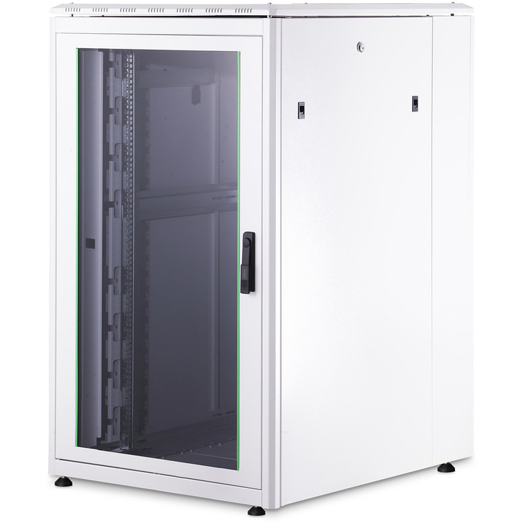 DIGITUS Netzwerkschrank Unique 26HE 1342x800x1000mm grau (Speditionsversand)