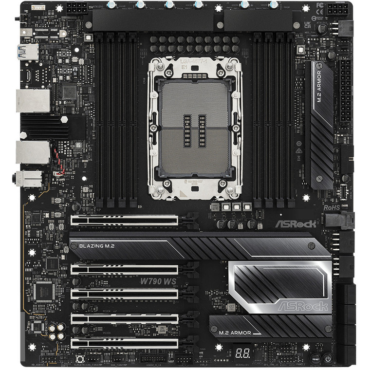 ASRock W790 WS R2.0 E-ATX Server Mainboard mit Intel Sockel 4677