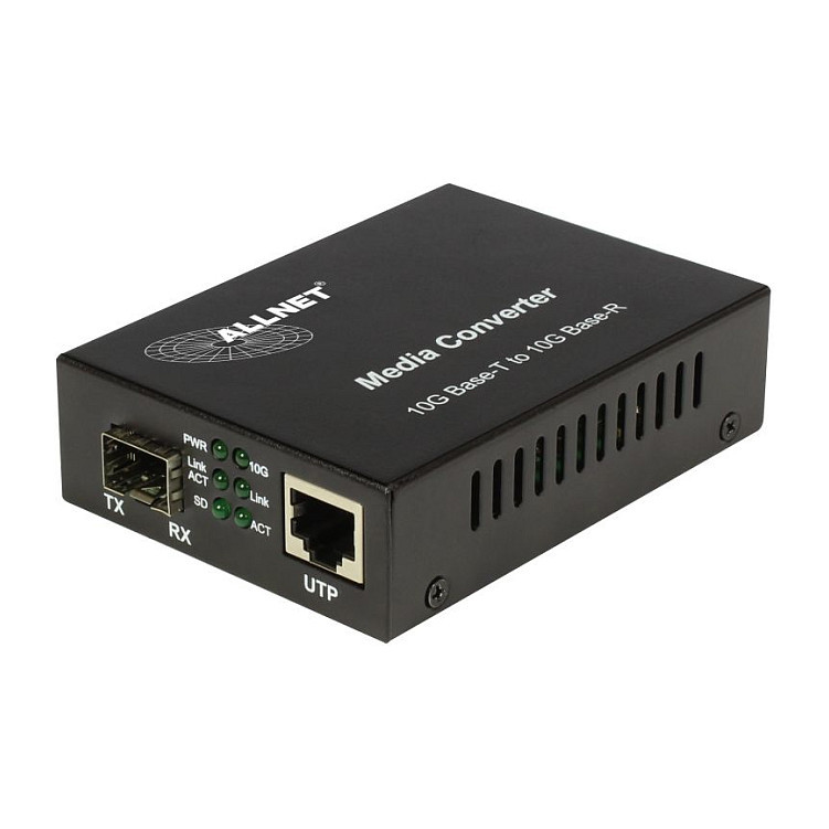Z ALLNET Medienkonverter 10GBASE-T auf 10GBASE-SX/LX Single-/Multimode SFP+ Mini-GBIC Anschluss ALL-MC109-SFP+