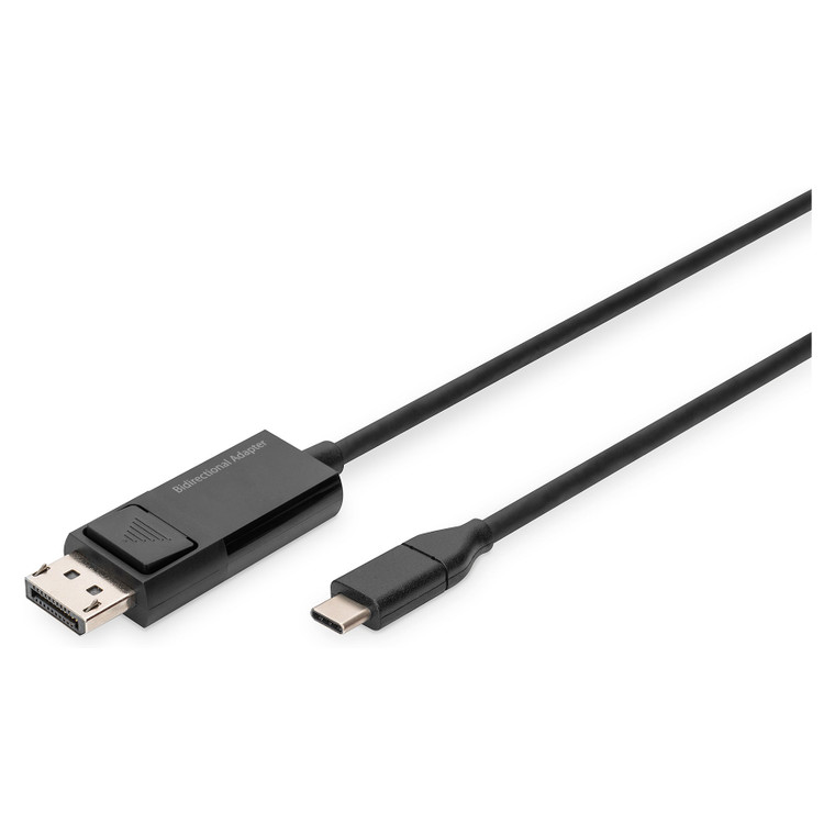DIGITUS USB Kabel Typ C -- DisplayPort Bidirektional 8K 2m