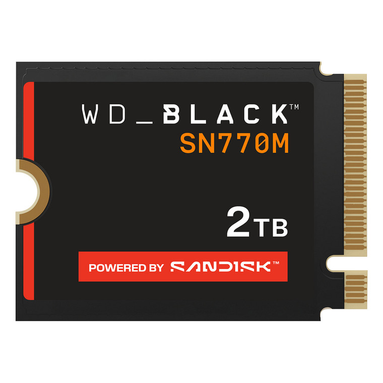 M.2  2TB WD Black SN770M WDBDNH0020BBK-WRSN intern 2230 - PCIe 4.0 x4 (NVMe)