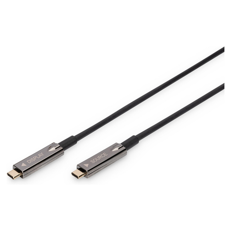 DIGITUS 4K USB 3.1 Typ - C AOC AV-Anschlusskabel, 10m