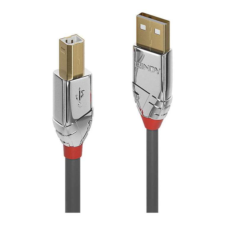 LINDY USB 2.0 Kabel Typ A/B Cromo Line M/M 7.5m
