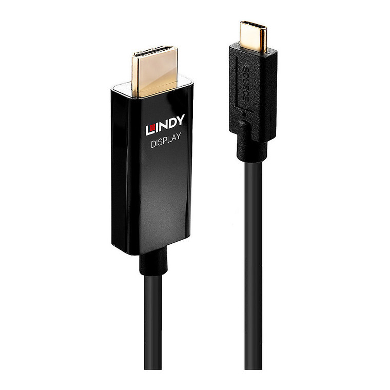 LINDY USB Typ C an HDMI Adapterkabel mit HDR 2m