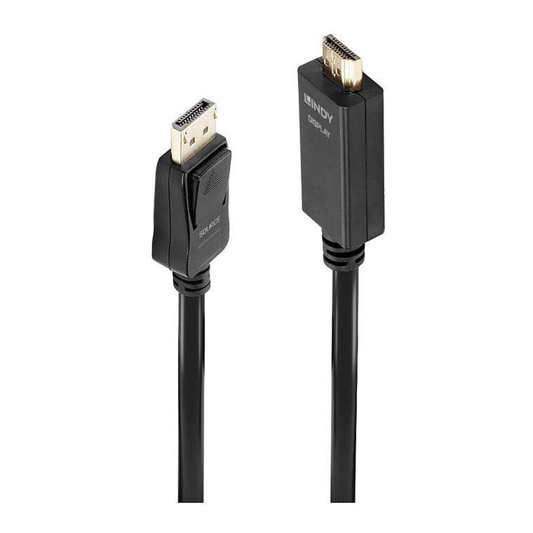 LINDY DisplayPort an HDMI Kabel 4K30 (DP: passiv) 2m