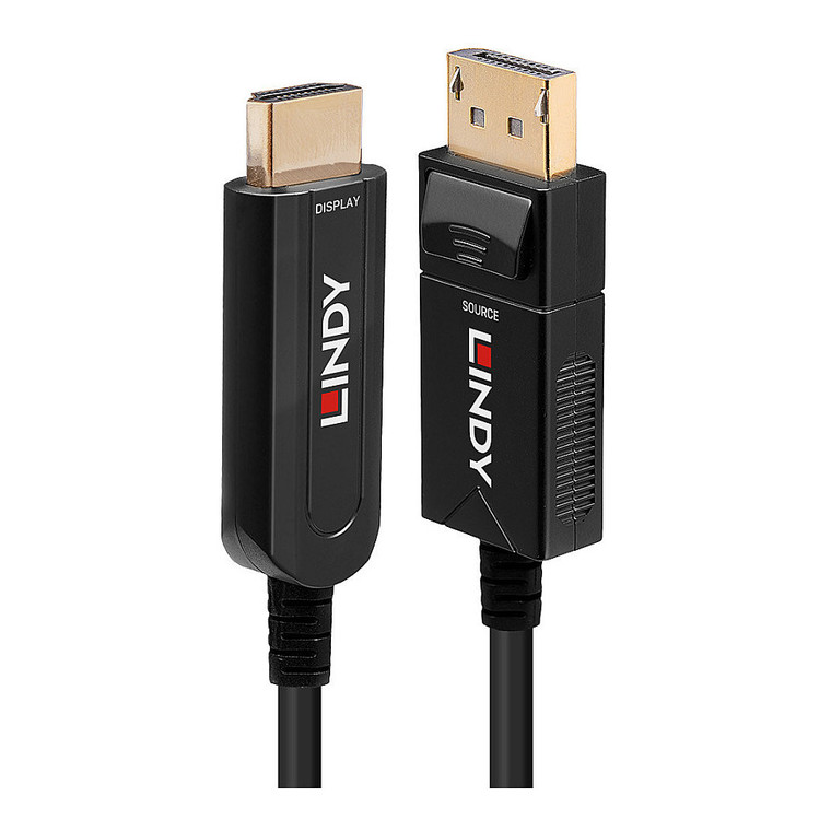 LINDY DP 1.2 auf HDMI 18G AOC Kabel, 20m