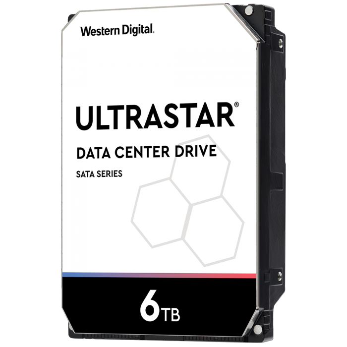 Ultrastar HUS726T6TALE6L4 7K6 6TB HDD SATA 6Gb/s 512E SE 7200rpm 24x7 35inch