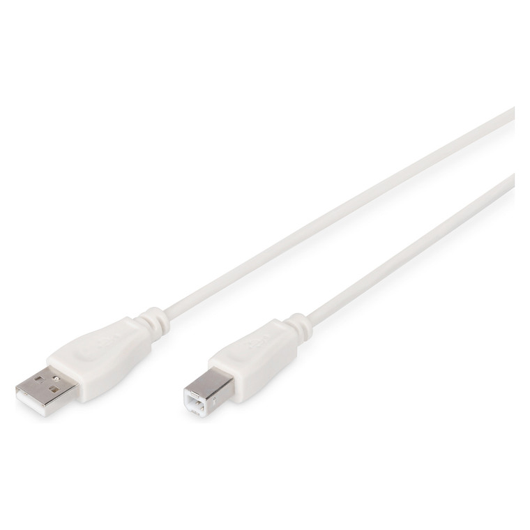 DIGITUS USB 2.0 Anschlusskabel Typ A -B St/St 1.8m, be