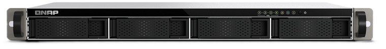TS-432XeU-4G 1U 4-bay short-depth NAS, ARM 4C 1.7GHz, 4GB DDR4 RAM, 1 x 10GbE SFP+, 2 x 2.5GbE, 4 x USB 3.2 Gen1, 4 x 3.5/2.5 SA