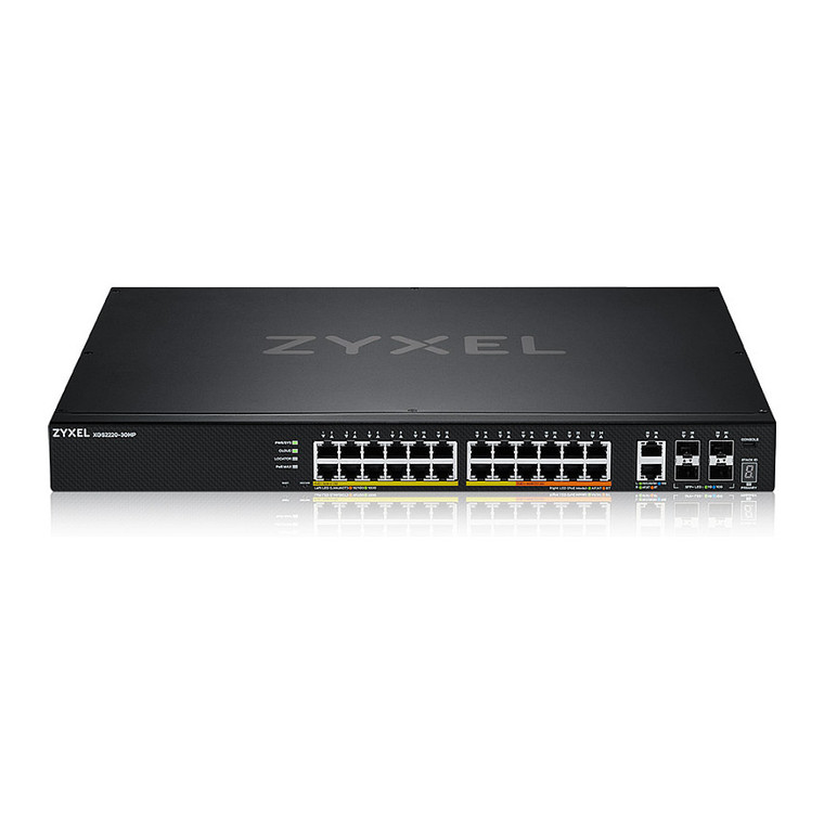 26+4P Zyxel XGS2220-30HP POE M RM