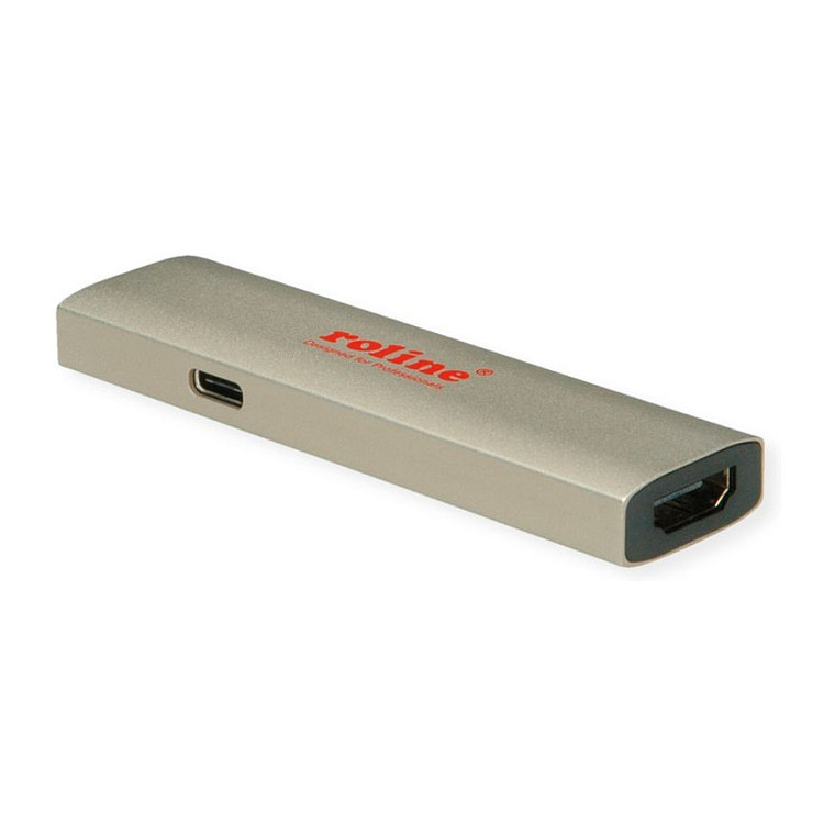ROLINE GOLD Adapter USB Typ C - HDMI BU/BU PD 60W