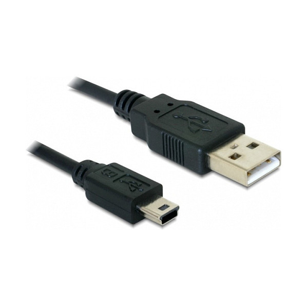 DELOCK Kabel USB 2.0 A Stecker  USB 2.0 Mini B Stecker 1.0 m