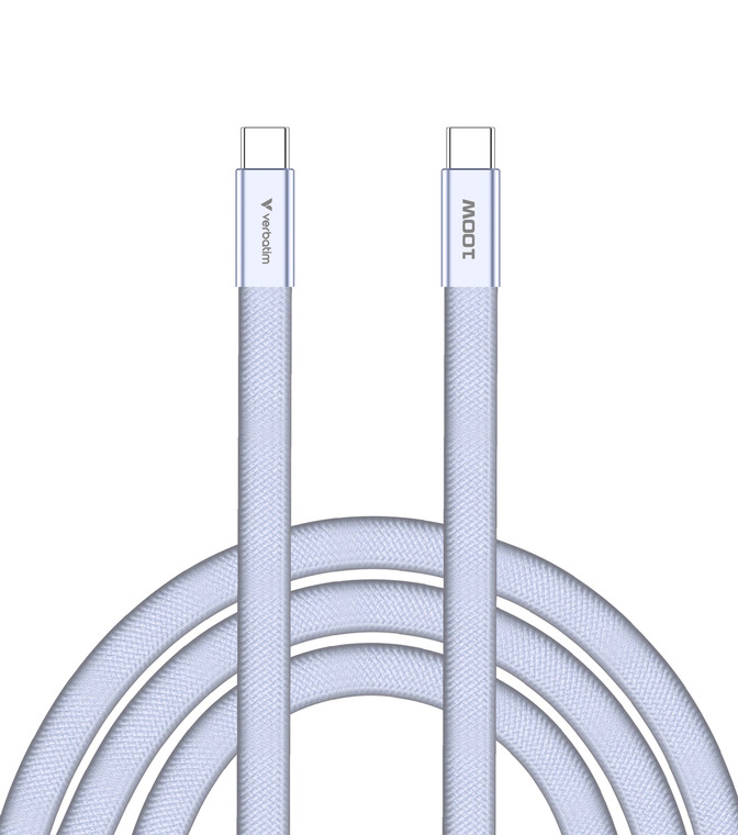 30278, SoftTouch USB-C to C cable 100W 120 cm - Purple