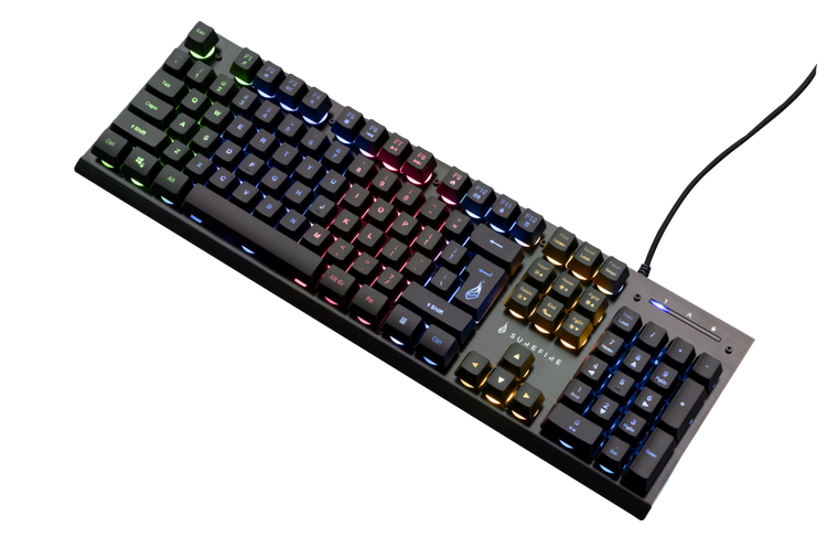 48707, SureFire KingPin X2 Metal Gaming RGB Keyboard QWERTY US English