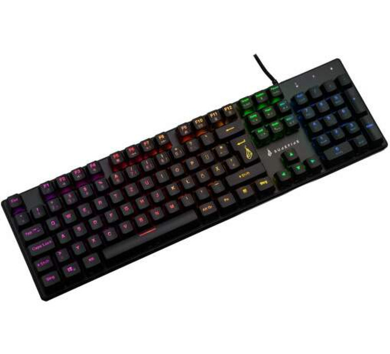 48719, SureFire KingPin M2 Mechanical Gaming RGB Keyboard QWERTY US English