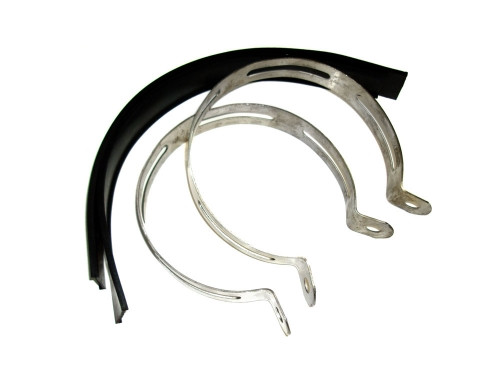 Exhaust Clamp Set with Rubber Straps MMG for 50cc/150cc Chinese Scooters