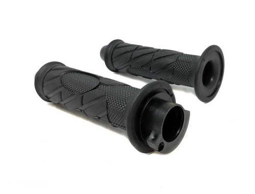 Throttle Grip Set MYK for Scooters | Fit most 50cc | Black