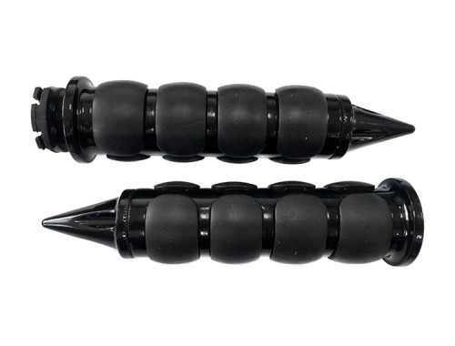 Aftermarket MMG Scooter Grip Set | Spike Black (7/8")