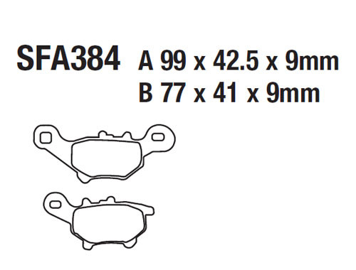 Brake Pads for YAMAHA Zuma 50 F - For Full list of application Click here and Check Fitment