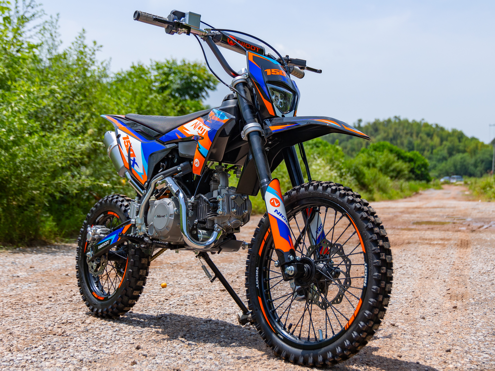 New Lifan 150P Dirt Bike – 149cc EFI, 13HP, 4-Speed Manual, Aluminum Wheels