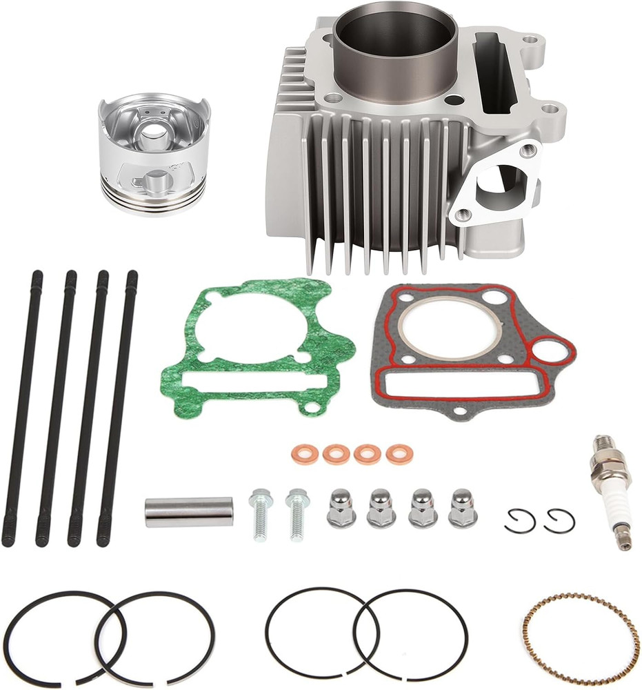 47mm 89cc Cylinder Piston Gasket Top End Rebuild Kit fit for Polaris for Outlaw 90 2007-2014, for Polaris for Sportsman 90 2007-2014, 0455434 0455389 0455335 0455331 0454934 0453616 0453430