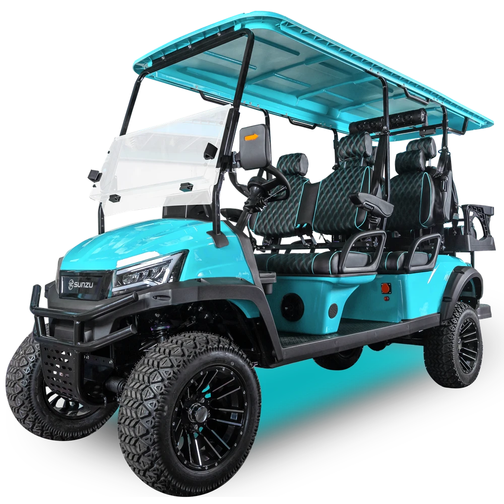 TrailMaster SUN X6 Lithium Golf Cart – 6 Passenger, 5KW, 48V 150Ah