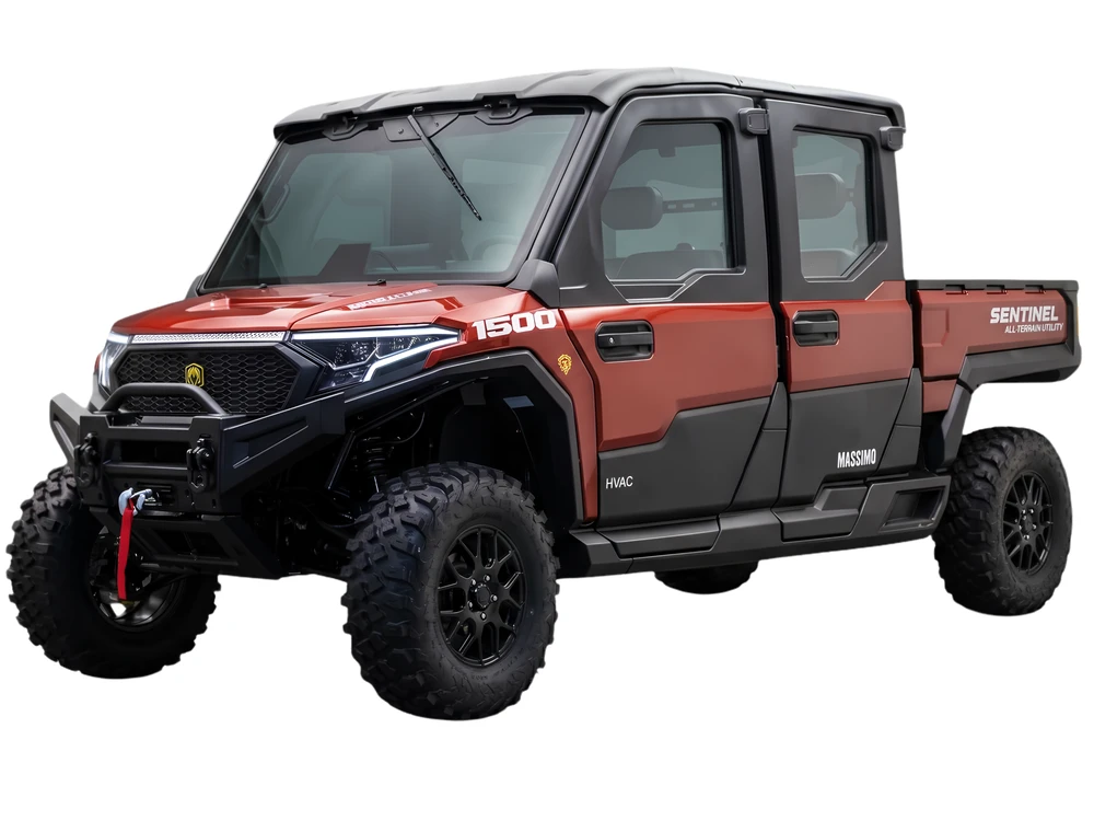 Massimo Sentinel 1500 HVAC Crew UTV – 1499cc, 5-Passenger Enclosed Cab