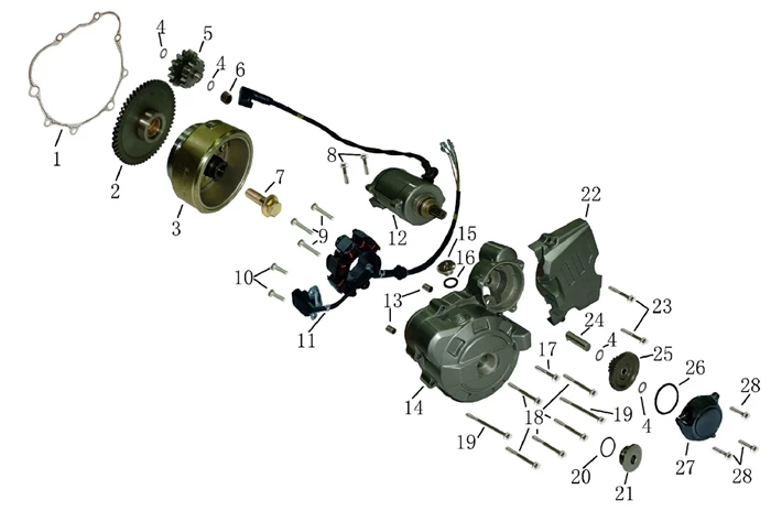 Hawk 250 Flywheel