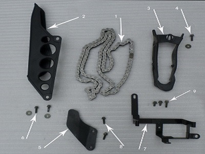 Hawk 250 Lower Chain Protector (Please see #5 for image)