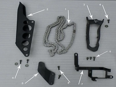 Hawk 250 Bolts & Washers (Box-Fork) (Please see #6 for image)