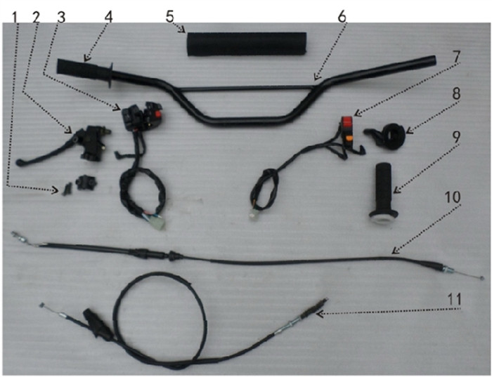Hawk 250 DLX Clutch cable