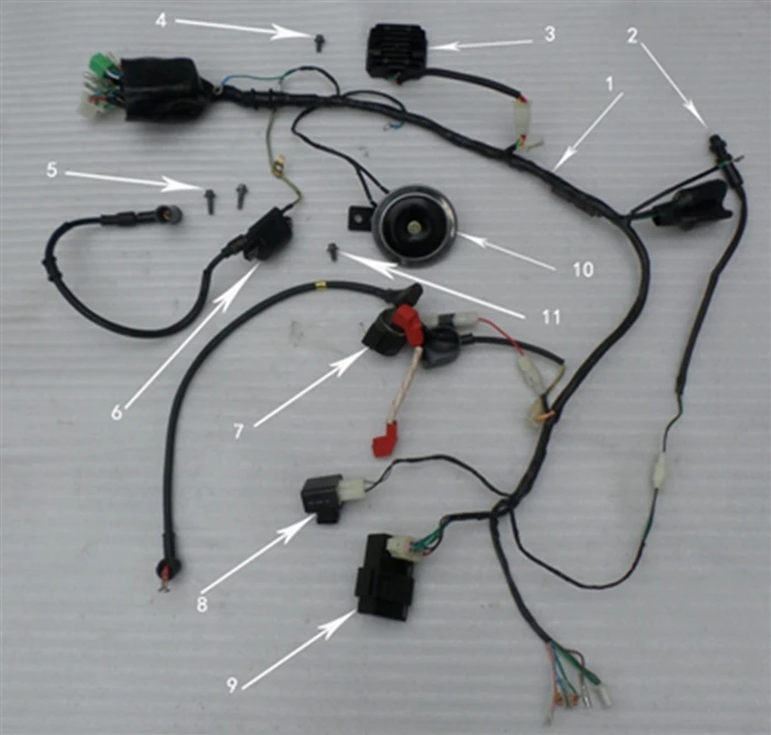 Hawk 250 Brake light switch