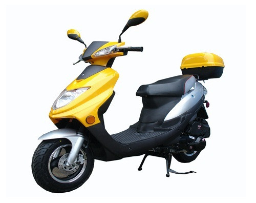 Roketa MC-123 150 Moped Scooter, 4-Stroke, Single Cylinder, Air Cooled, Eletric /kick Start